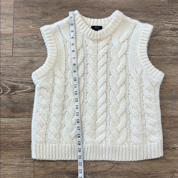 Rails Cream Cable Knit Alexis Sweater Vest - Women's Size XS - EUC - Picture 10 of 13